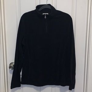New, men’s medium black fleece